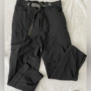 North Face Men’s Hommes Zipp Off Pants Charcoal Gray